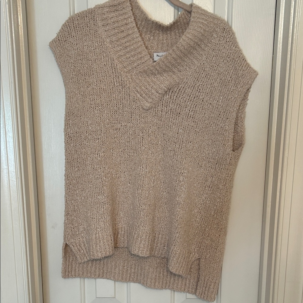 Michael Stars Beige Sweater Vest